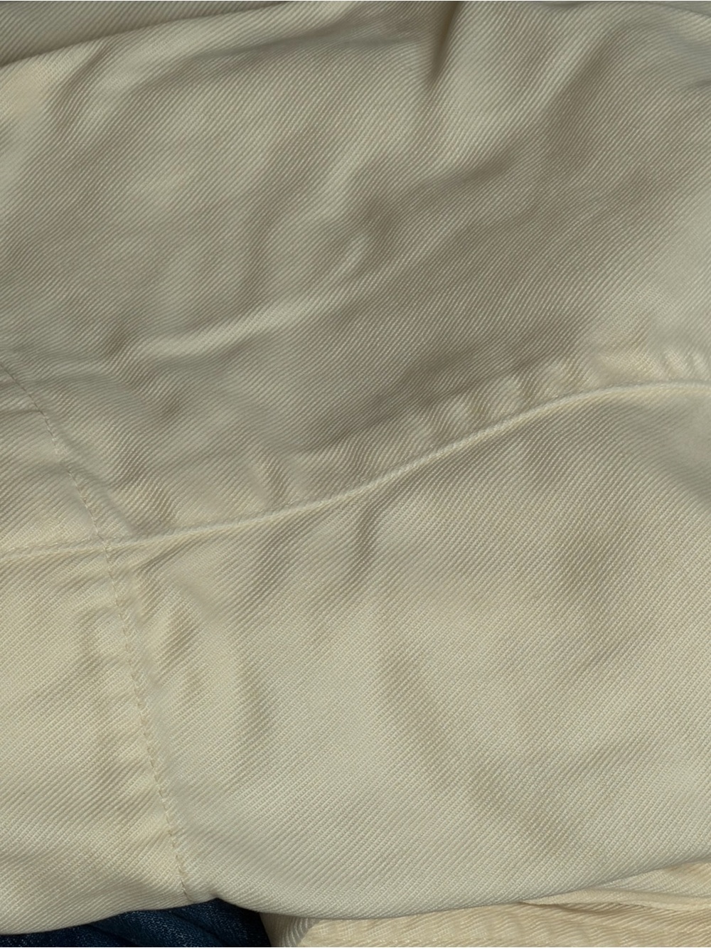 Everlane Carpenter Cropped Cream High-Rise Buttersoft Tencel Pants Tapered Leg 6 - Picture 9 of 9